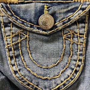 True Religion Joey Golden Super T Size 28.